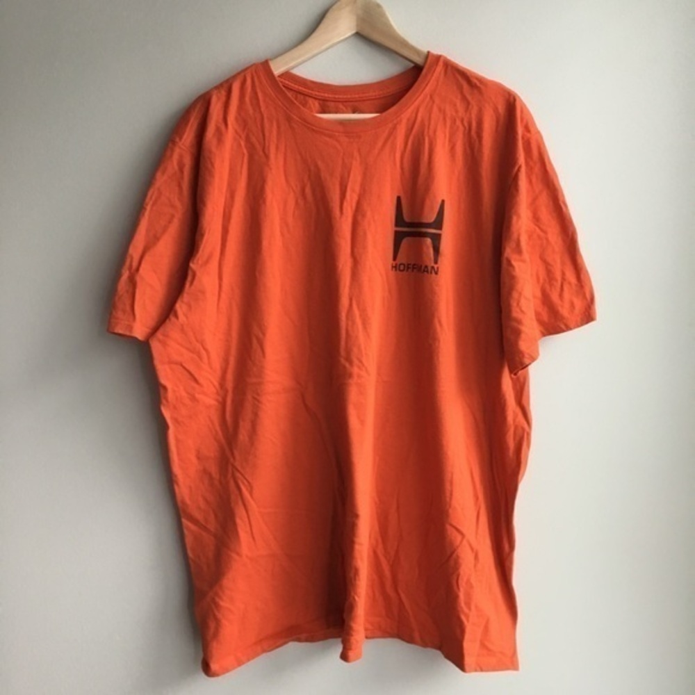 Nike‎ Hoffman The Nike Tee Athletic Cut Top Tee Shirt Orange Mens Size XXL